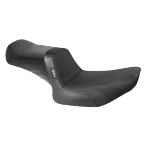 Le Pera Tailwhip Basket Weave 2-Up Seat For Harley
