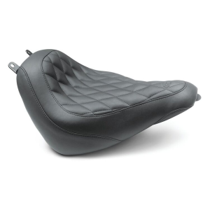 Mustang Wide Tripper Diamond Solo Seat For Harley